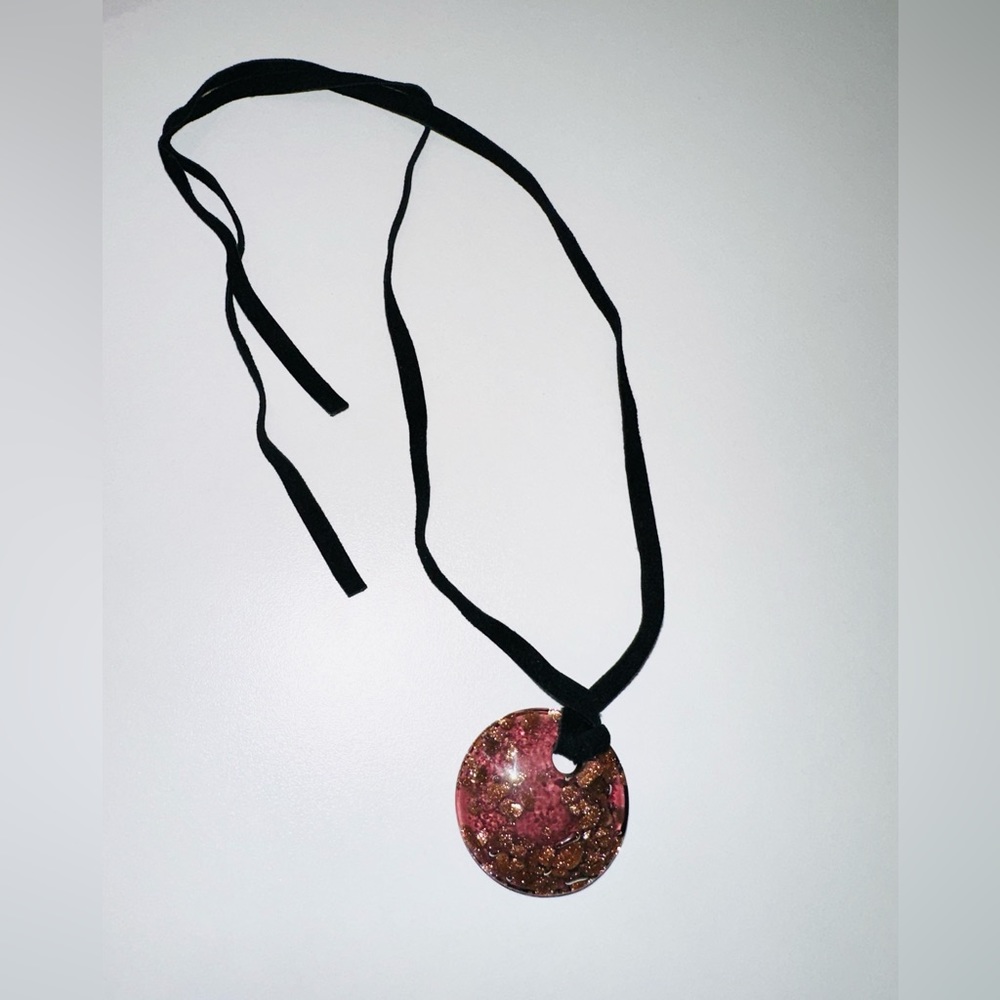 Murano Piu Authentic Glass Pendant Necklace